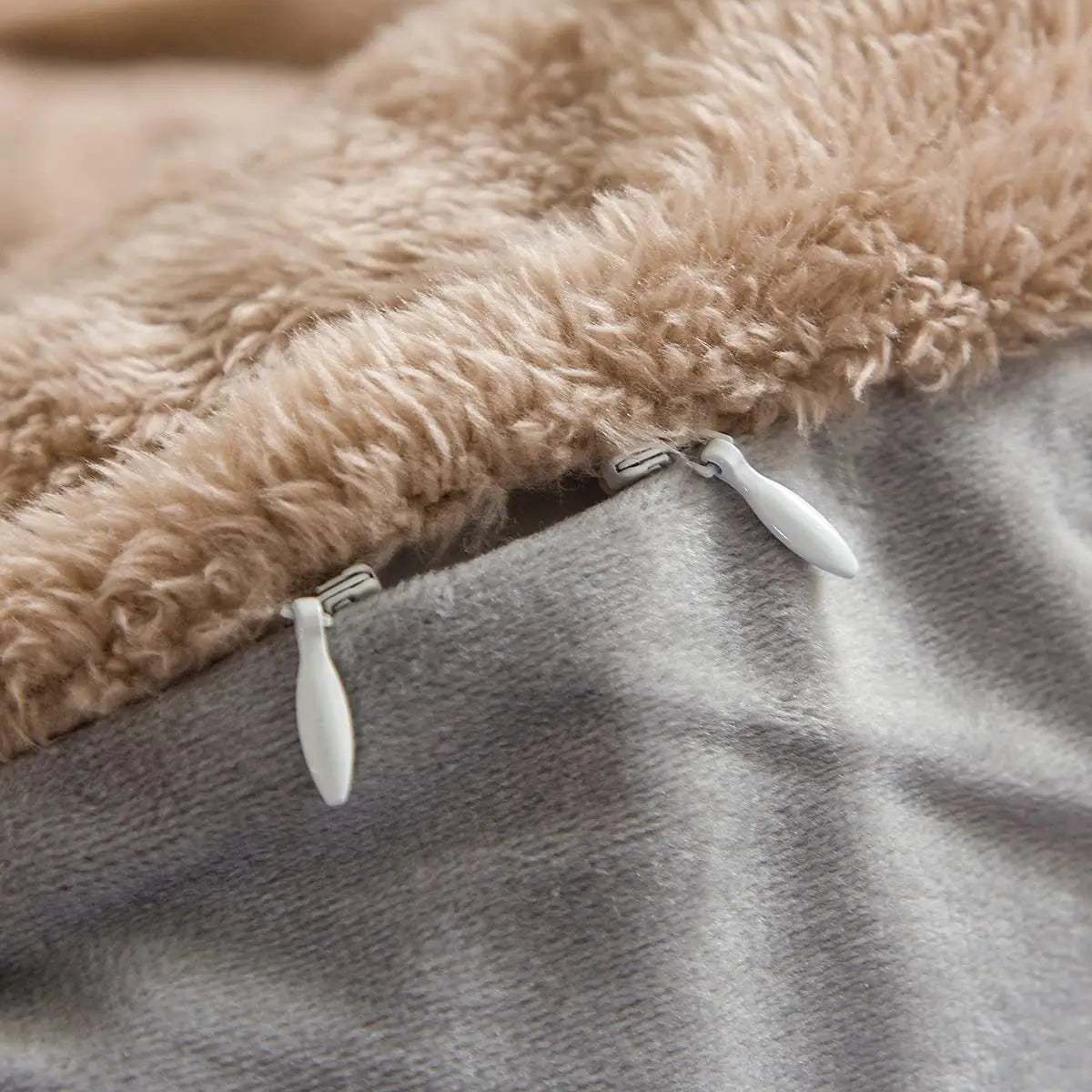 Jiangsu Velvet Shaggy Duvet Cover Set 2of3pc Ultra Soft