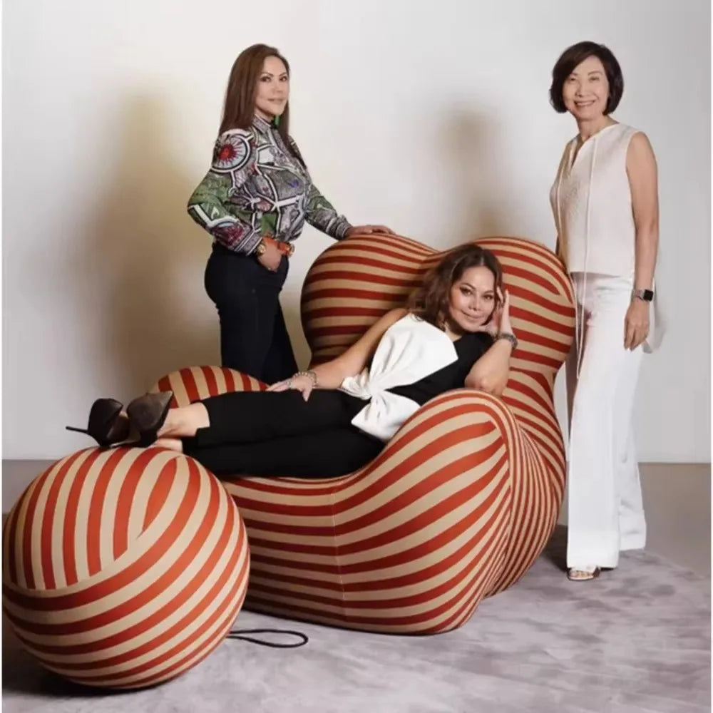 CN Guangdong Modern Balcony Lounge Sofa Chaise Recliner