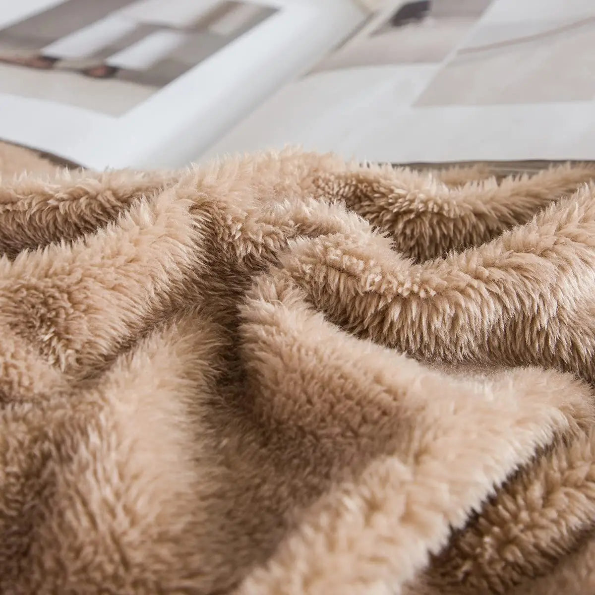 Jiangsu Velvet Shaggy Duvet Cover Set 2of3pc Ultra Soft