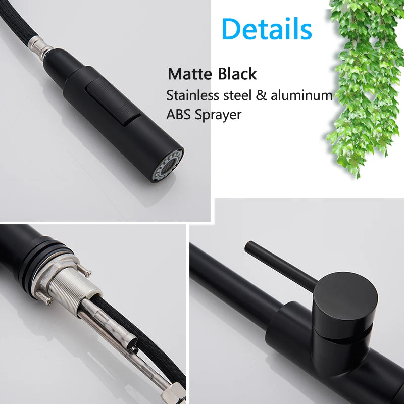 Rozin Smart Touch Kitchen Faucet With Pull-Out Sensor 360 Rotation