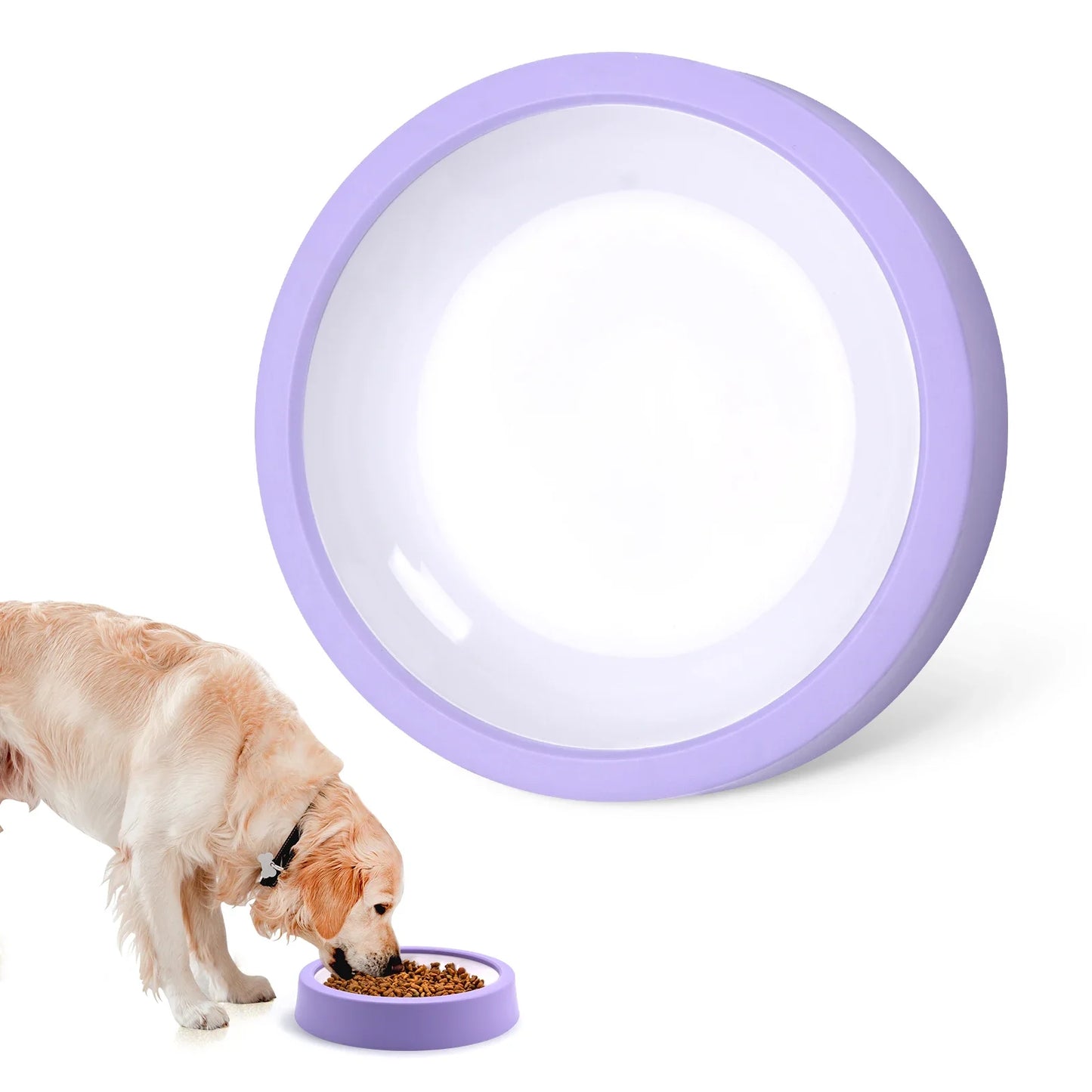 Pet Dog Slow Feeder Bowl Non Slip Anti Gulping Eco