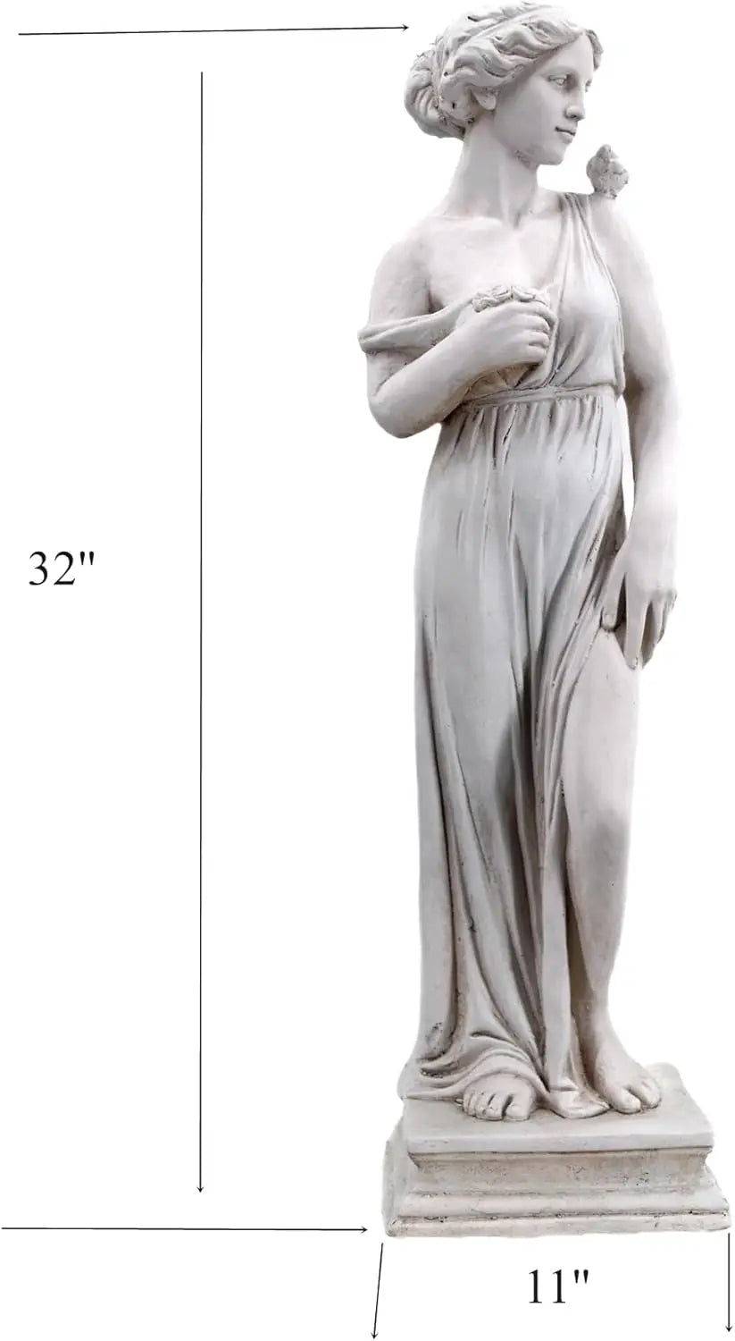 ZUIJI Garden Statue Nymph Sculpture Greek Mythology Roman Style Outdoor