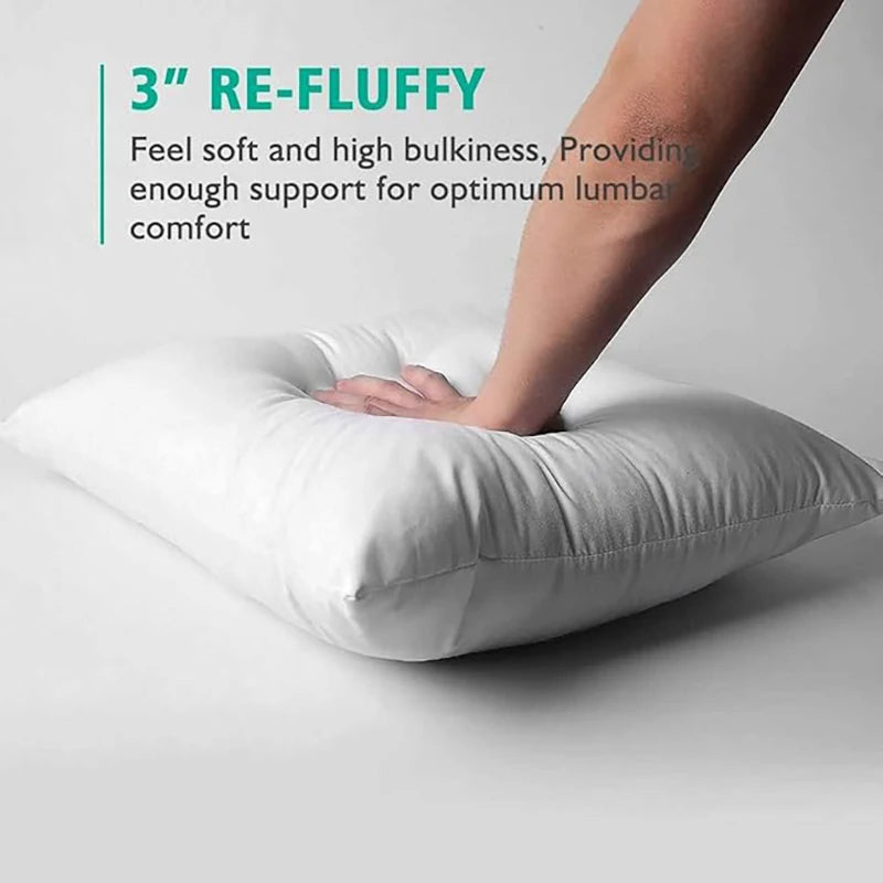 Bamboo Fiber Pillow Inserts For Cushions Two Pack Home Use