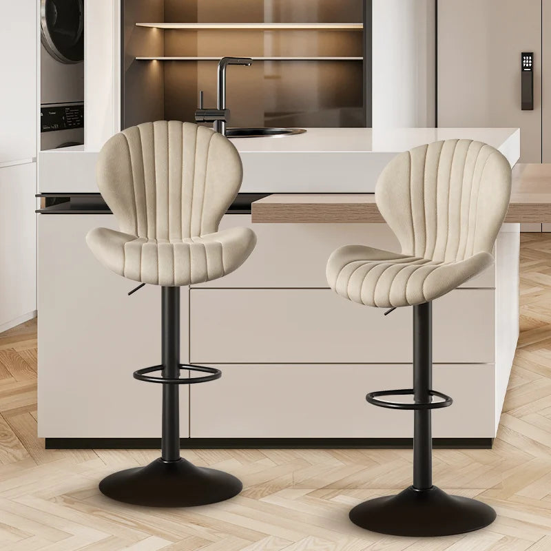 General 2 Piece Dining Chairs Set Modern Bar Stools