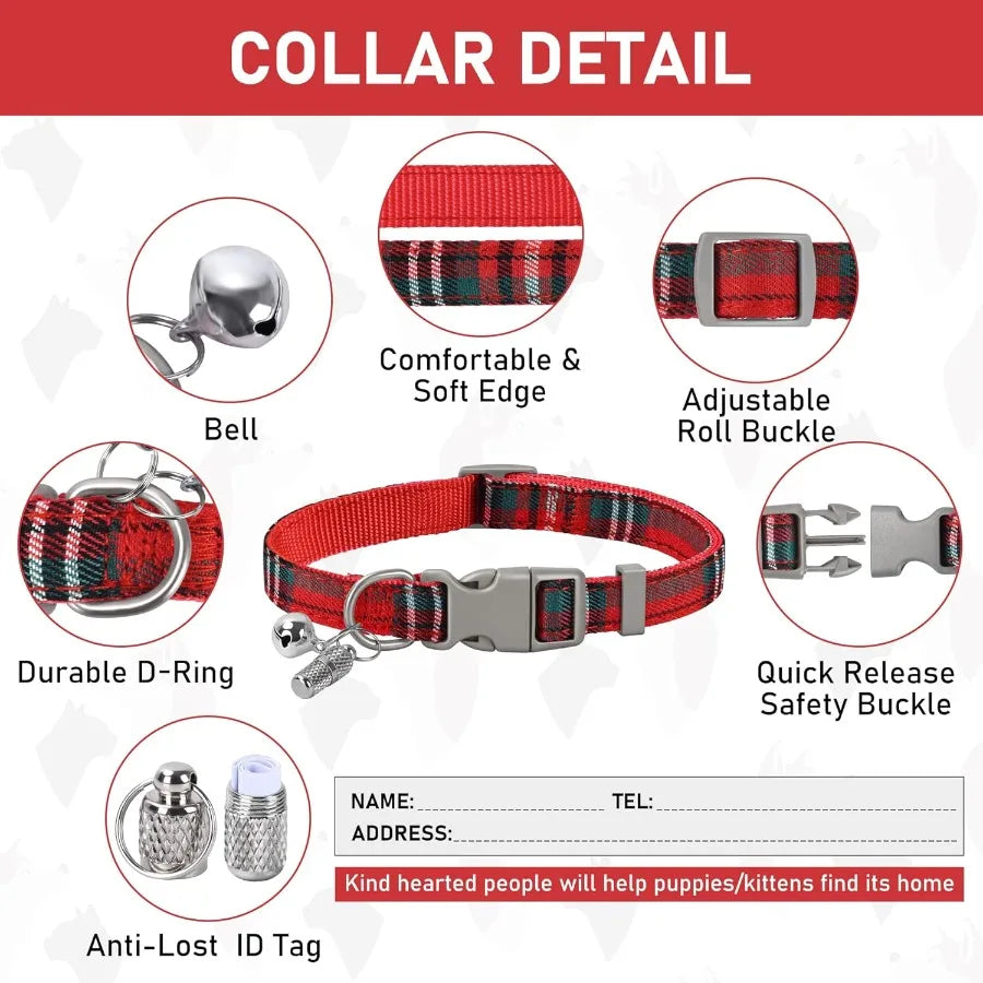 Small Dog Harness, Collar and Leash Set With Reflective Mesh