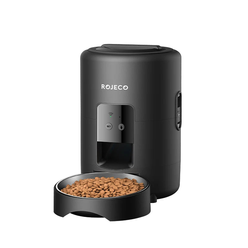 ROJECO Automatic Cat Feeder 2L Smart WiFi App Remote Control