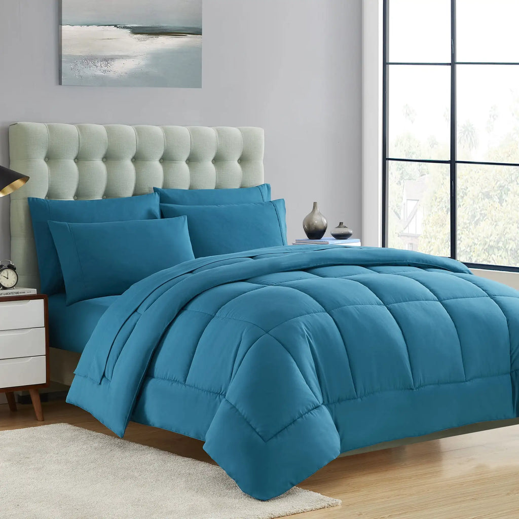 7-Piece Bed In A Bag Down Alternative Comforter Set King
