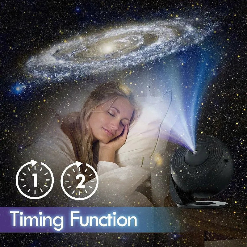 DVOLADOR Galaxy Night Light Projector 360Degree Starry Sky Lamp