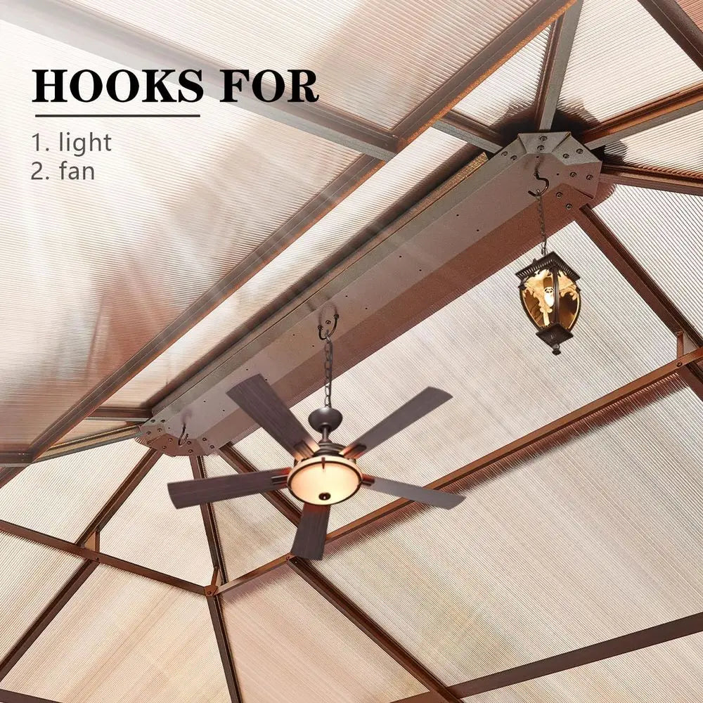 Durable Outdoor Gazebo With Curtains And Mosquito Netting