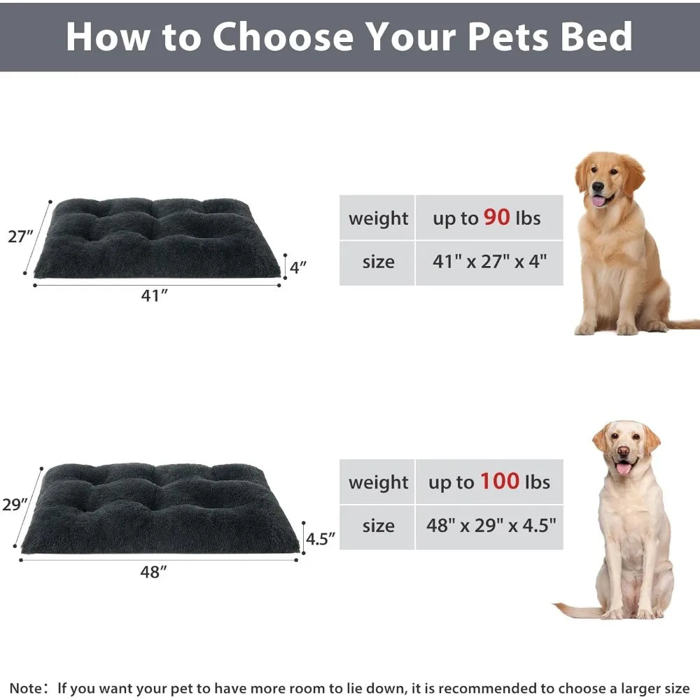 Premium Plush Dog Bed With Anti-Slip Bottom
