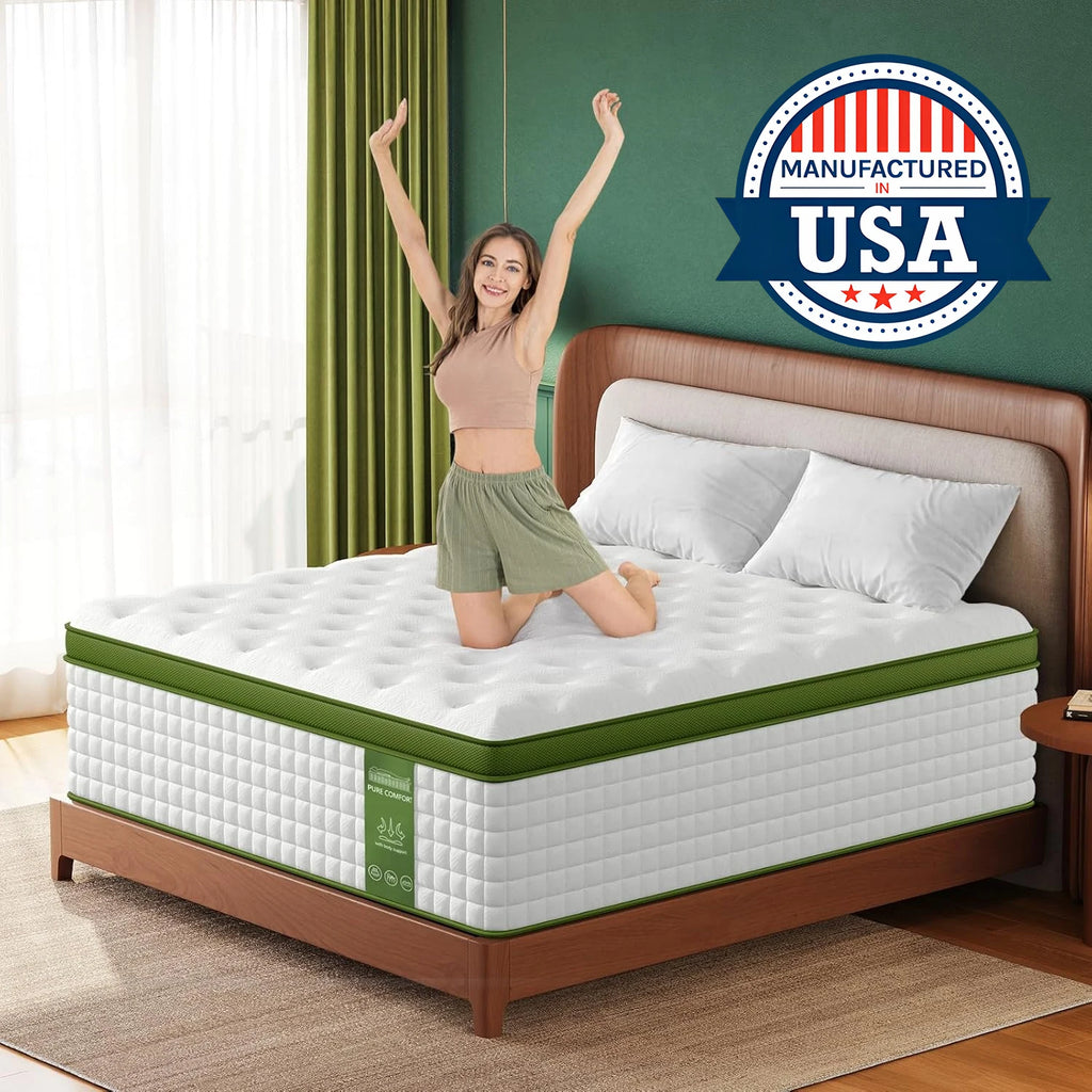 BedStory Hybrid Gel Memory Foam Mattress With Pocket Springs
