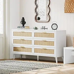 ZHIYONG 12 Drawer Dresser Modern Wooden Chest With Handles
