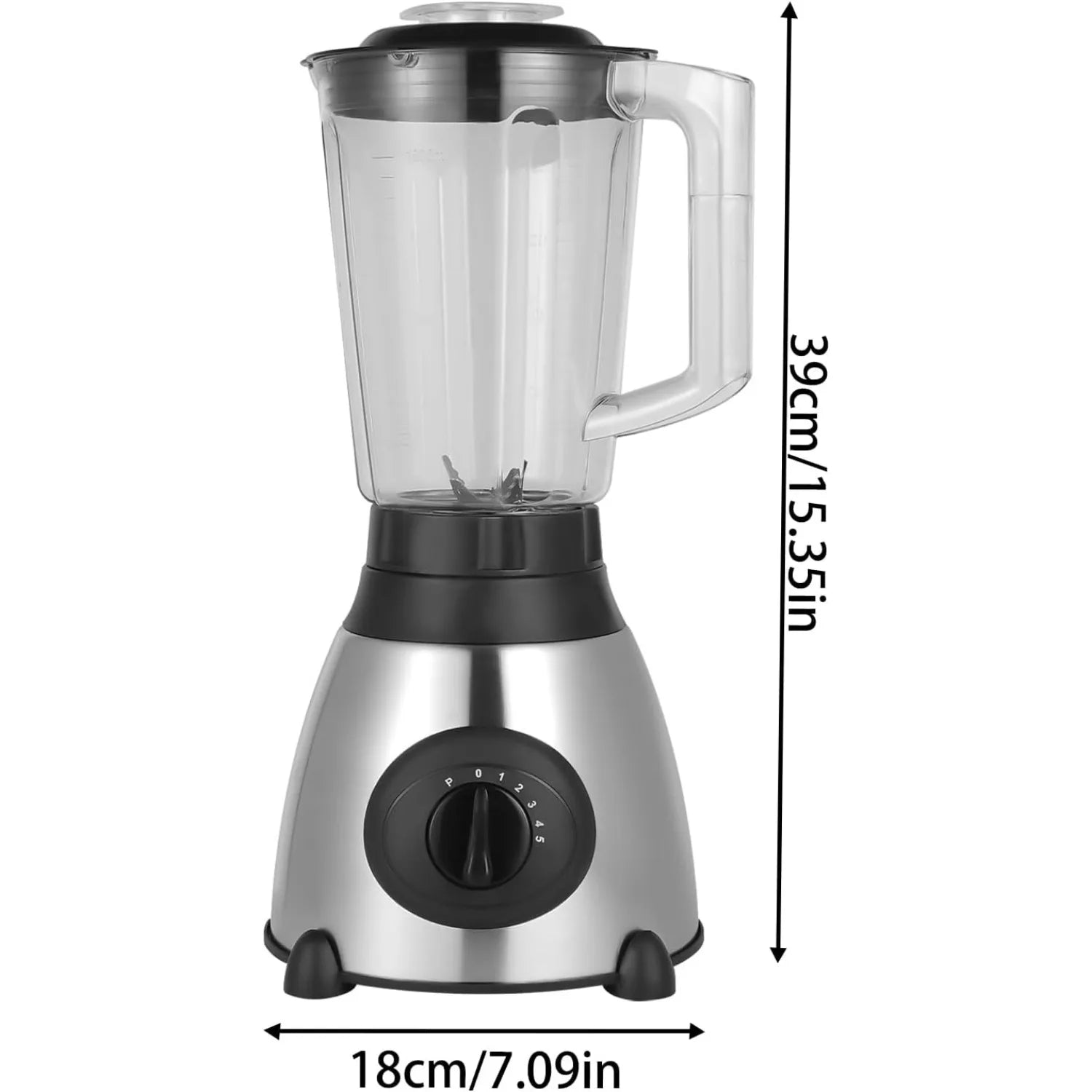 Bymaocar 800W Countertop Food Processor Multifunctional Mixer