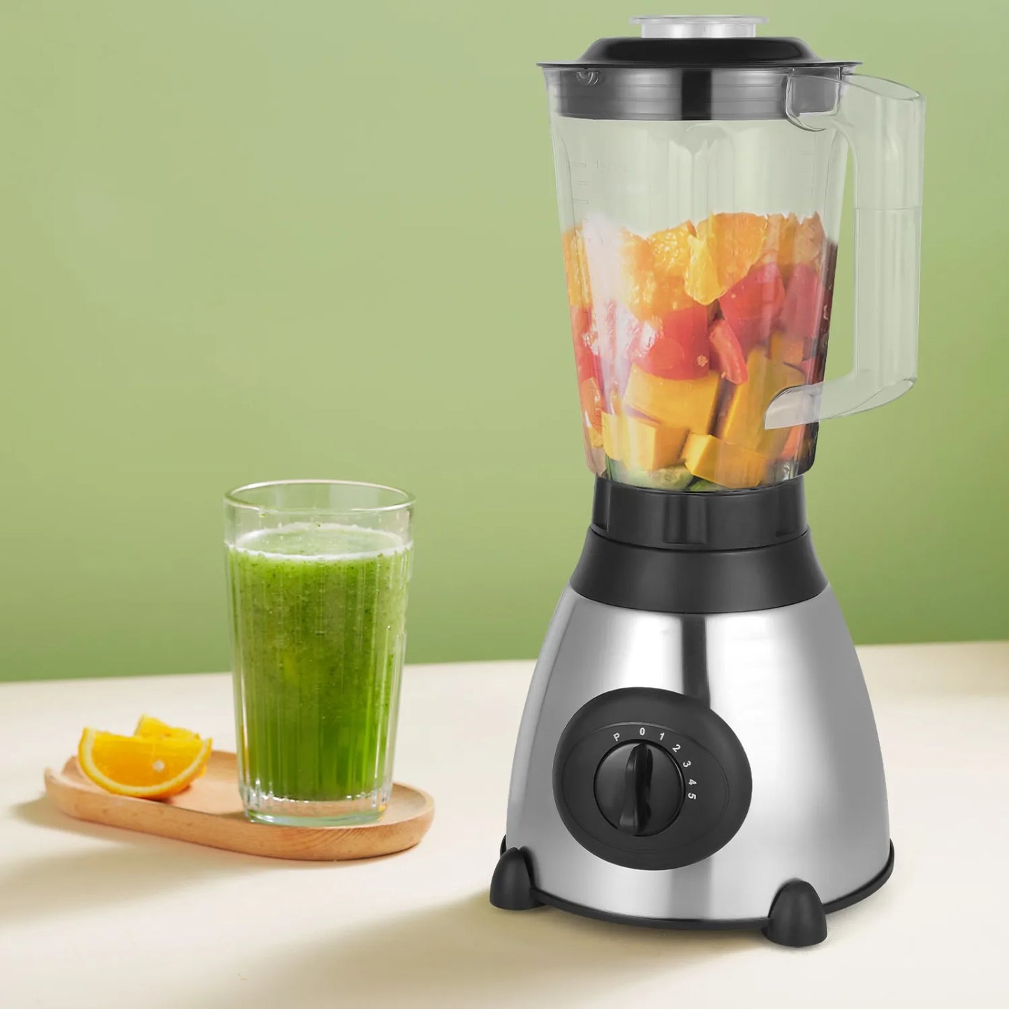 Bymaocar 800W Countertop Food Processor Multifunctional Mixer