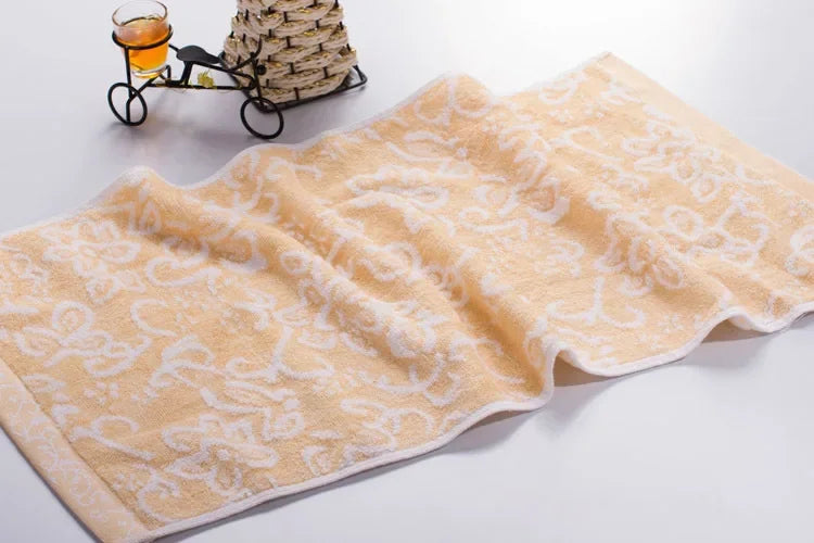 25x50cm  Bamboo fiber and Twist free cotton child towel Hand Towel wholesale Home Cleaning Face for baby for Kids High Quality