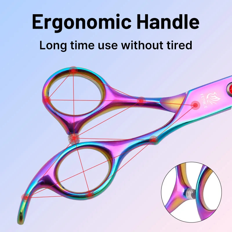Fenice Classical 9Cr Steel Dog Grooming Scissors Set