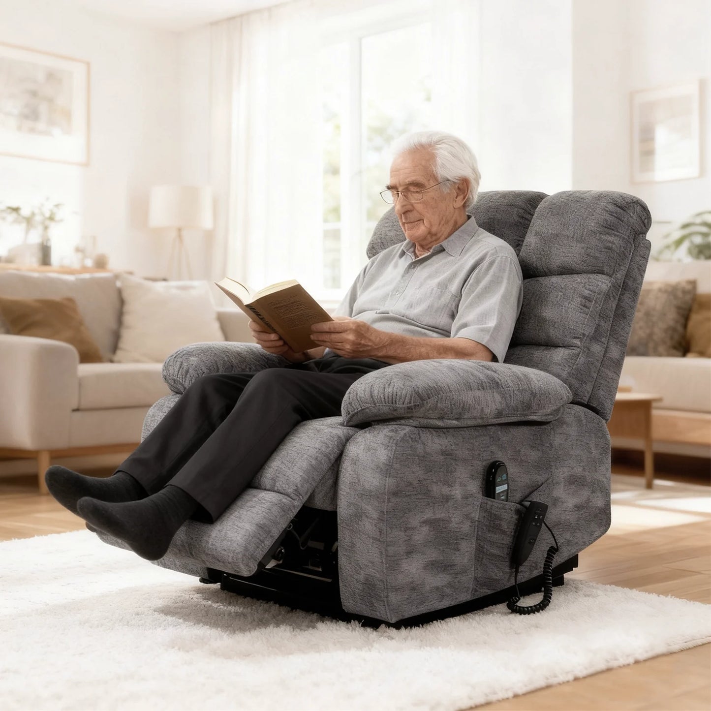 Redlife Power Lift Recliner Chair With Heat And Massage