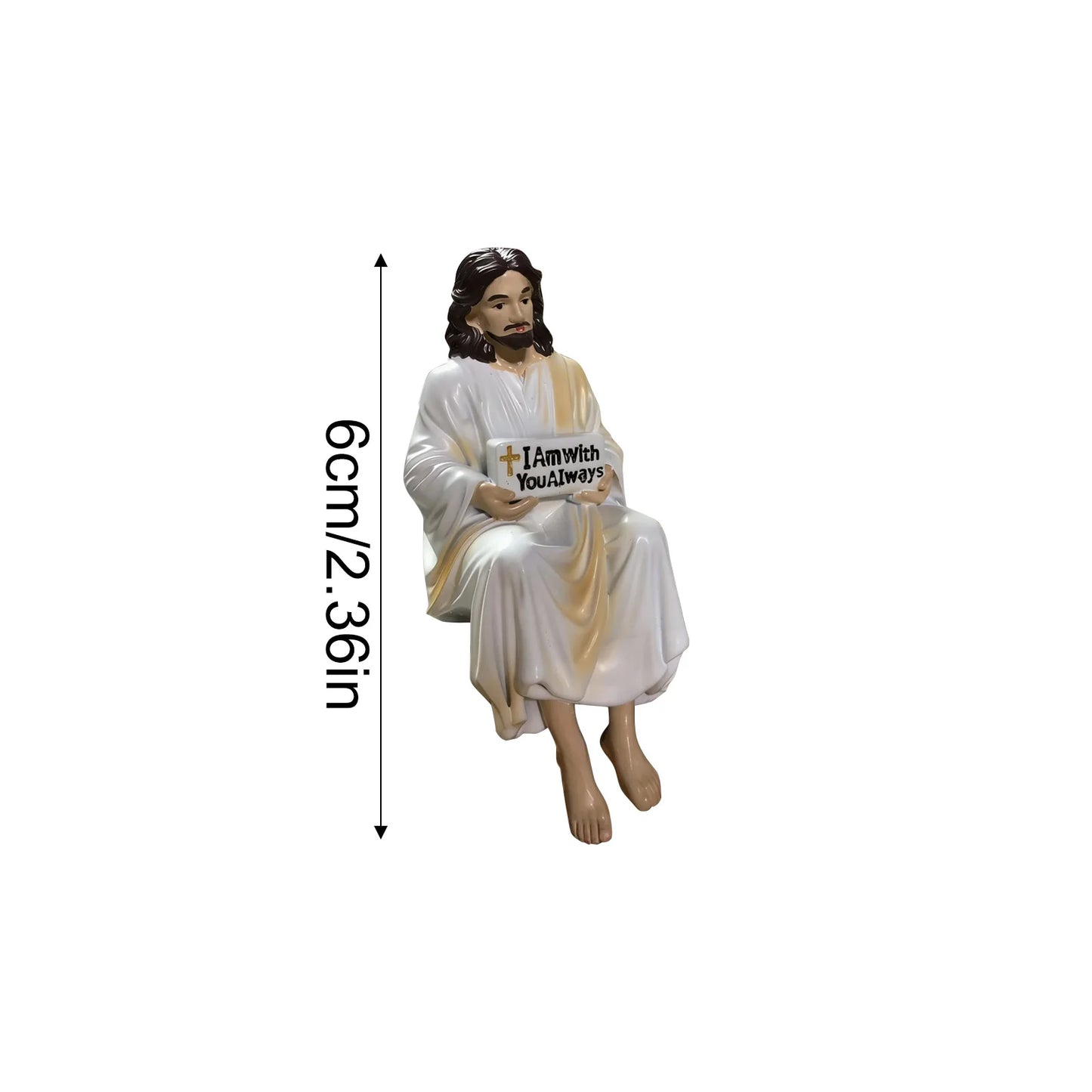 Jesus Desktop Ornament I Am With You Always