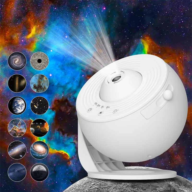 DVOLADOR Galaxy Night Light Projector 360Degree Starry Sky Lamp