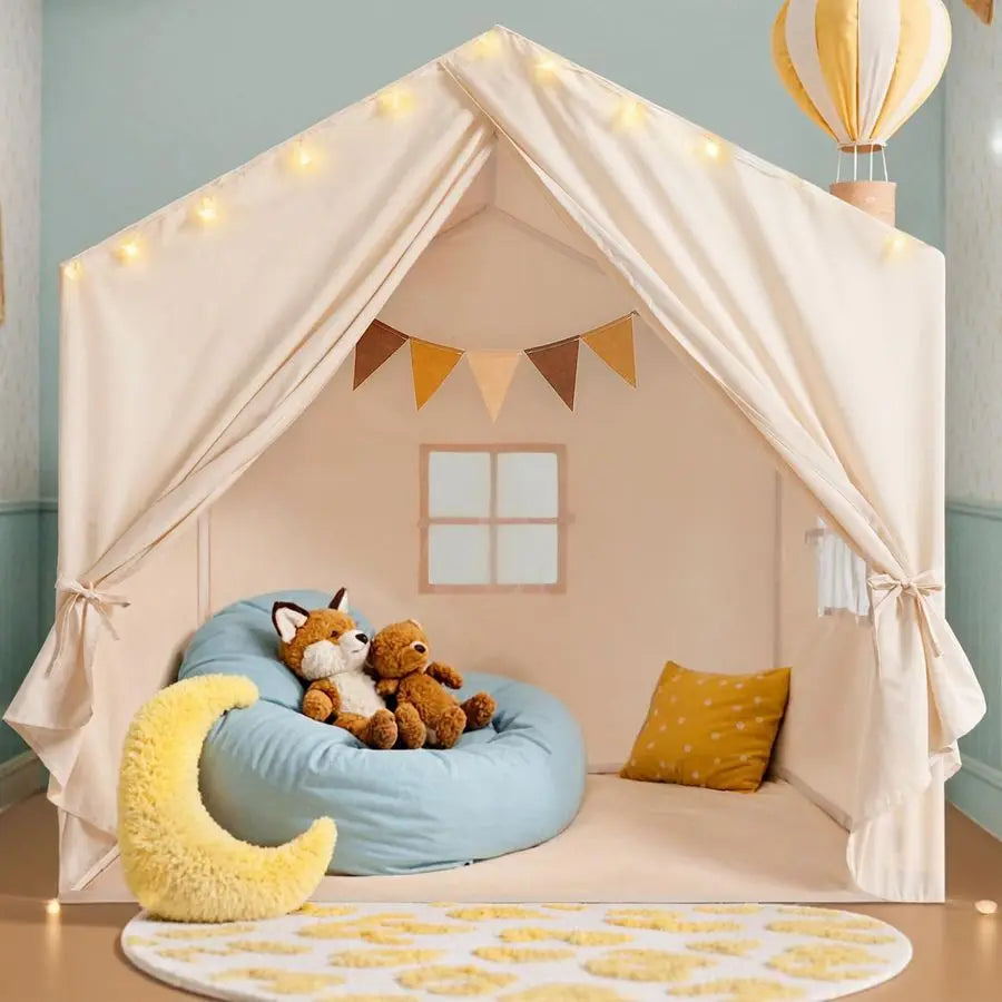 Play Tent With Star Lights For Kids Indoor And Outdoor Use