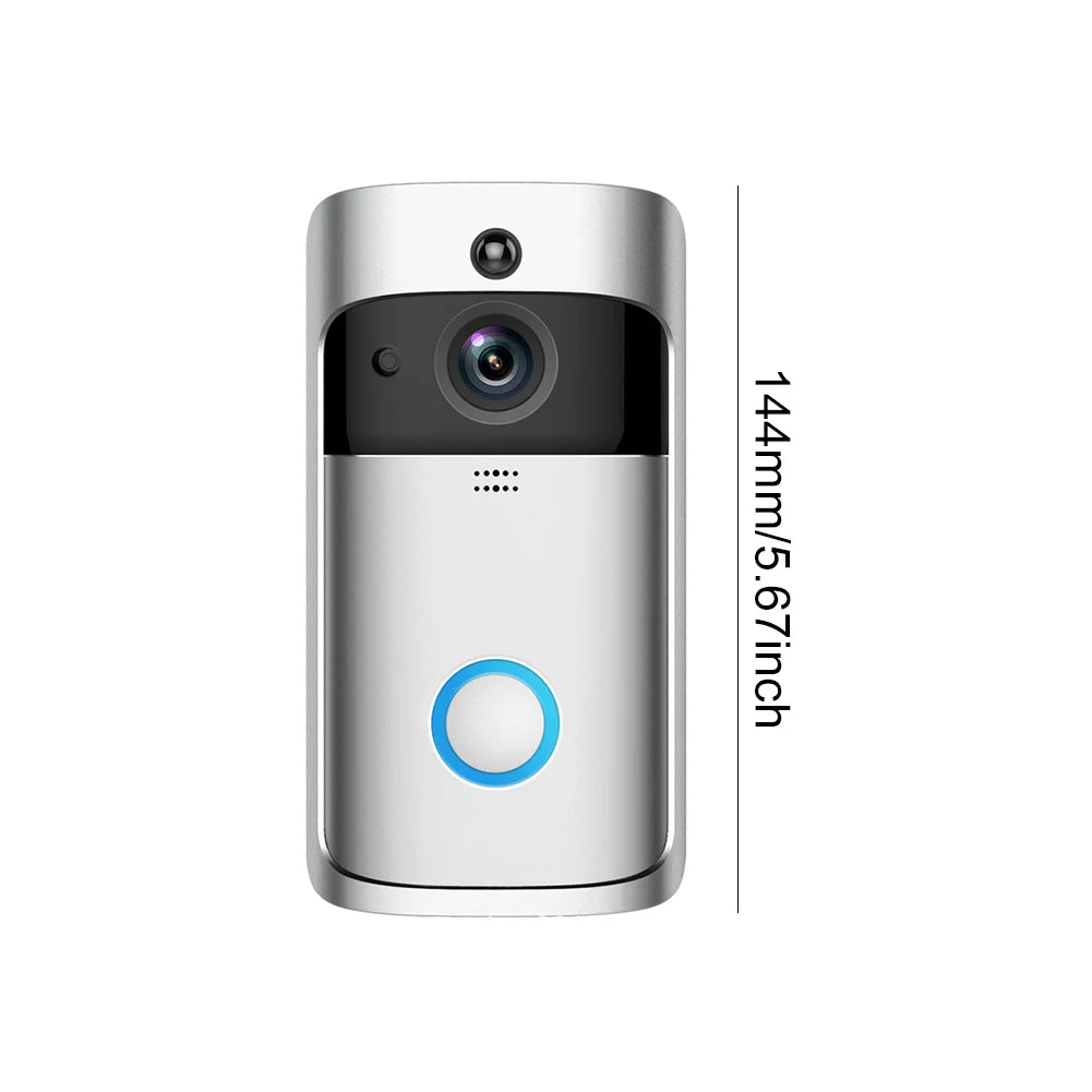 WiFi Video Doorbell 720P Night Vision With Two Way Audio