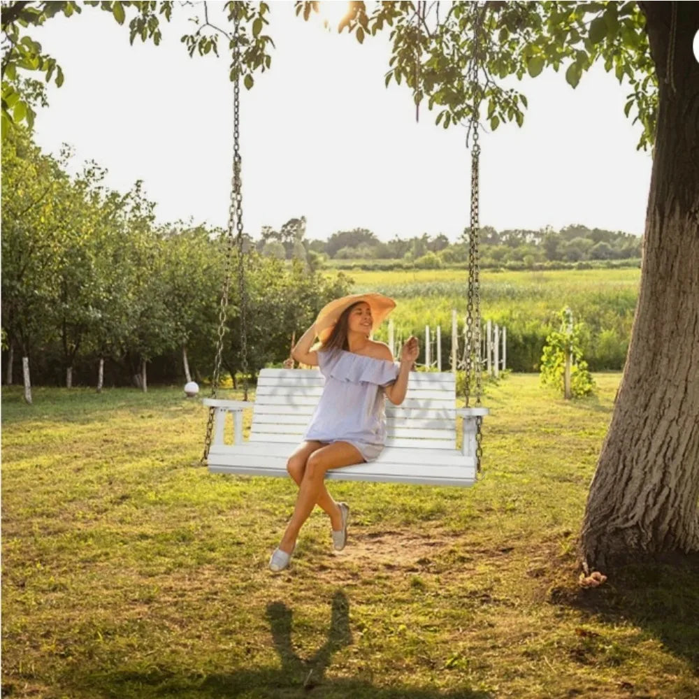 Heavy Duty Outdoor Swing Chair Bench Porch Swing Chains