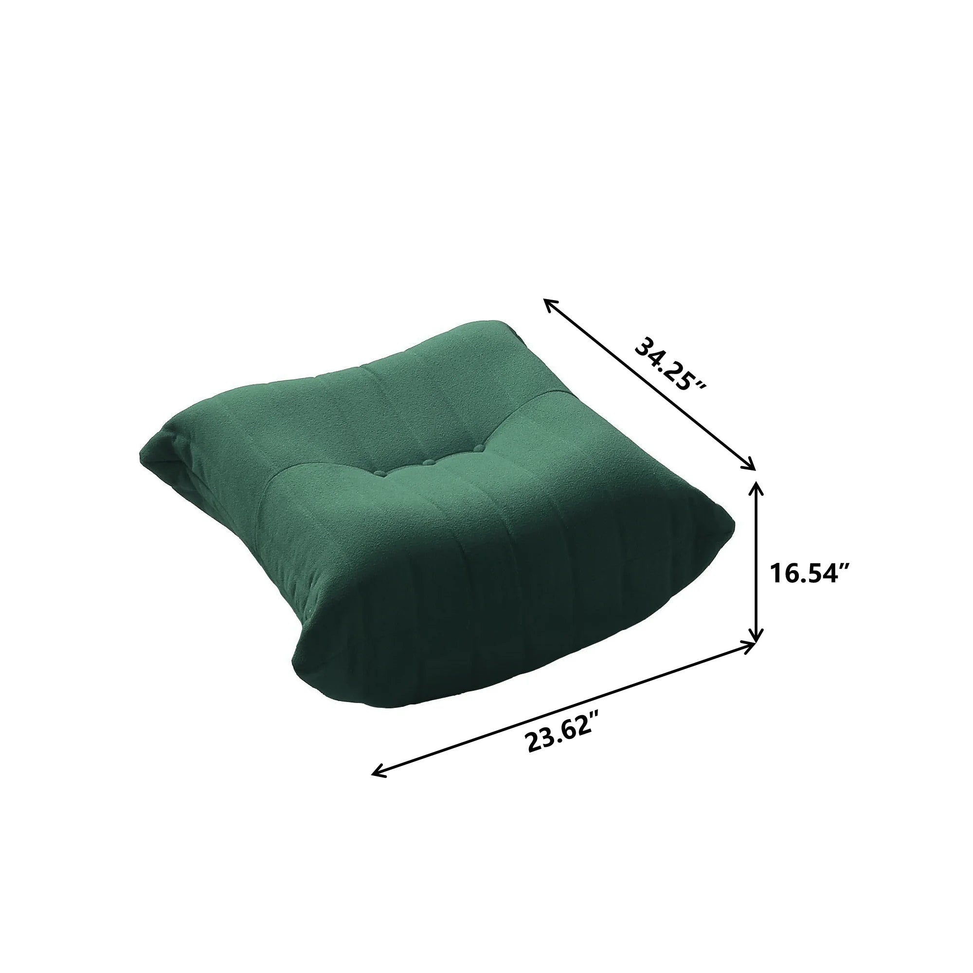 Sdorens Teddy Velvet Bean Bag Sofa Floor Lounge Chair