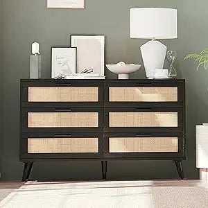 ZHIYONG 12 Drawer Dresser Modern Wooden Chest With Handles