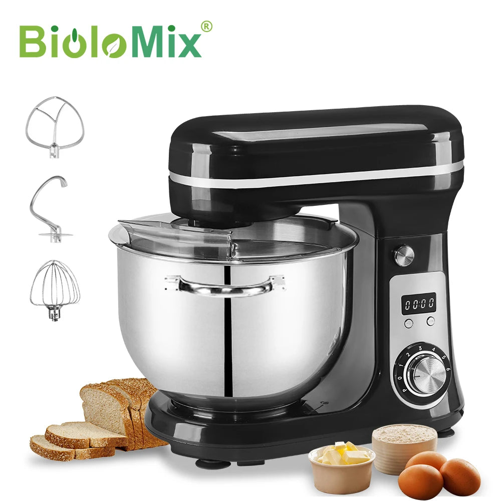 Biolomix 6 Speed 1200W Stand Mixer TiltHead