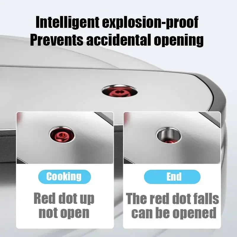 Stainless Steel Pressure Cooker Explosion Proof Kitchen