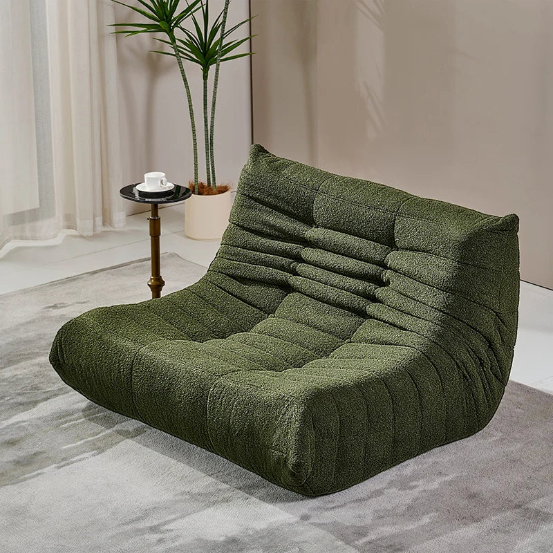 Designer Caterpillar Reclining Sofa Minimalist Living Room Lounger