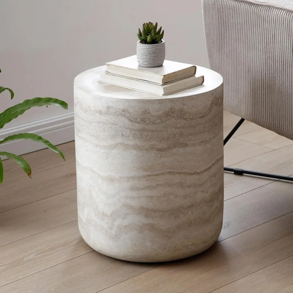 Modern Round Side Table For Living Room Small Space Office