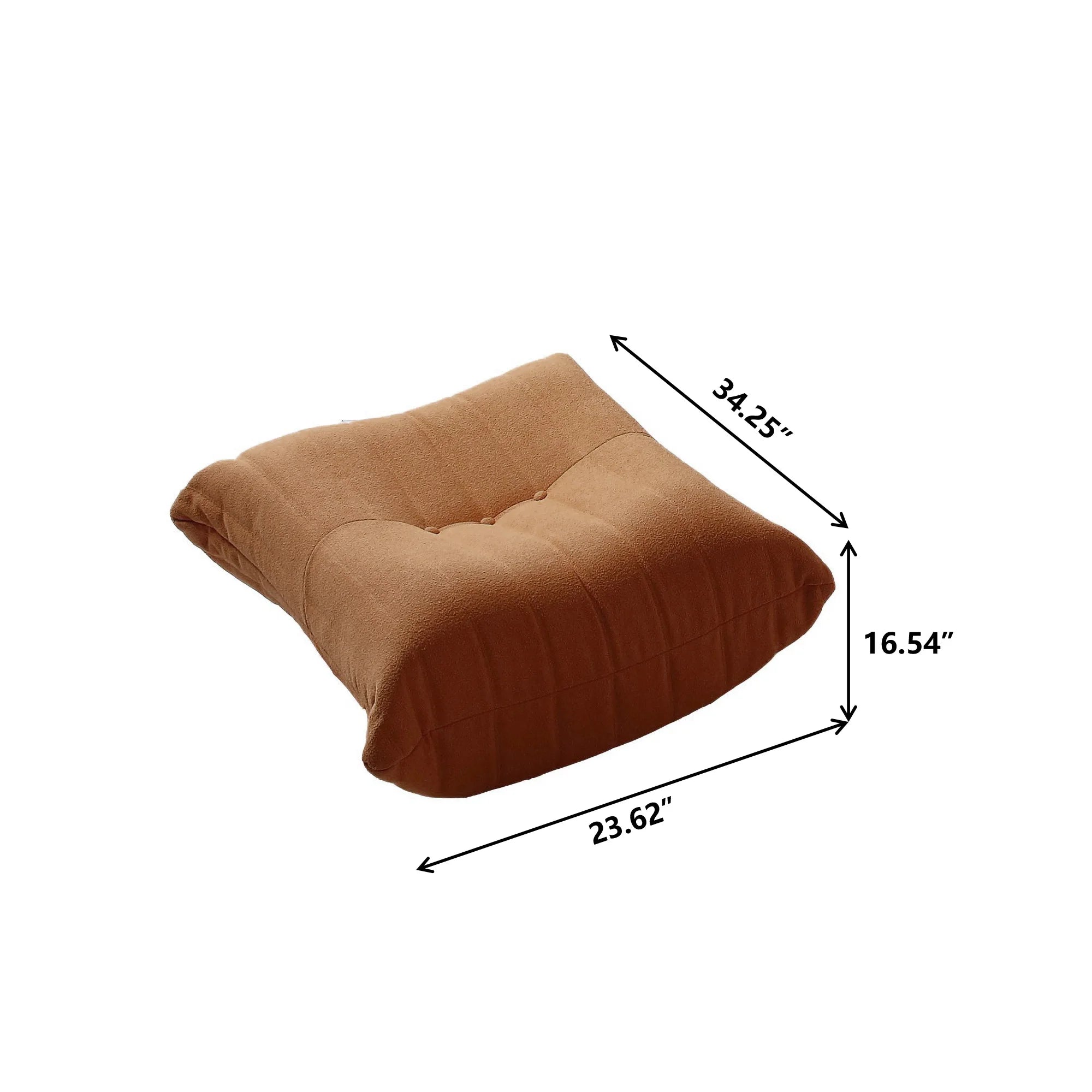 Sdorens Teddy Velvet Bean Bag Sofa Floor Lounge Chair