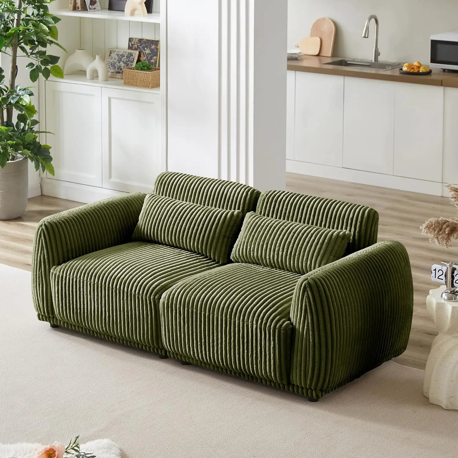 Tongyue L Shaped Sectional Sofa With Removable Ottomans