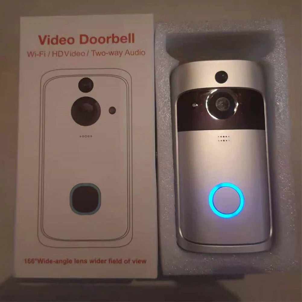 WiFi Video Doorbell 720P Night Vision With Two Way Audio