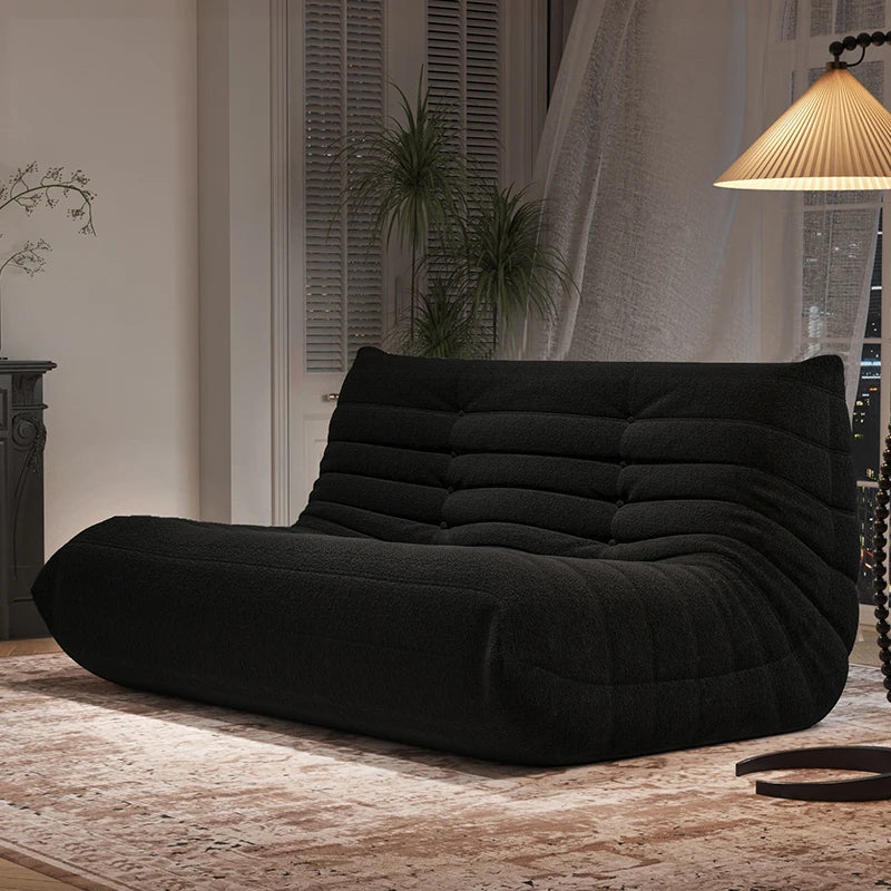 Designer Caterpillar Reclining Sofa Minimalist Living Room Lounger
