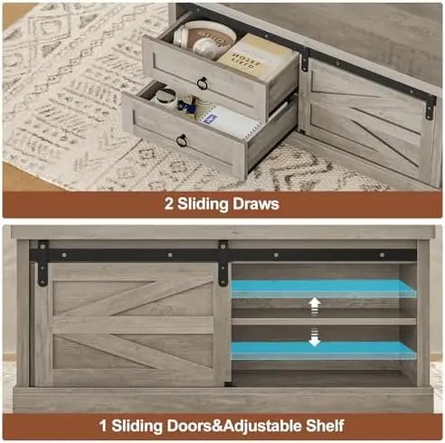 Lift Top Coffee Table With Storage Farmhouse Style