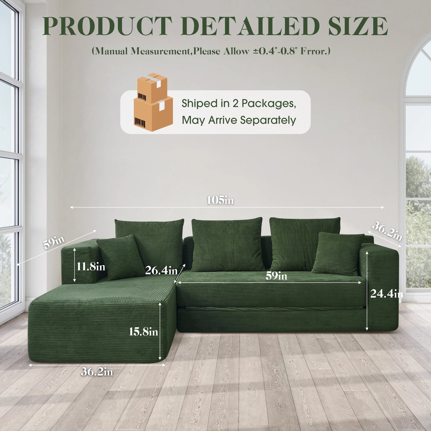 Guangdong L Shaped Modular Sectional Sofa Cloud Couch