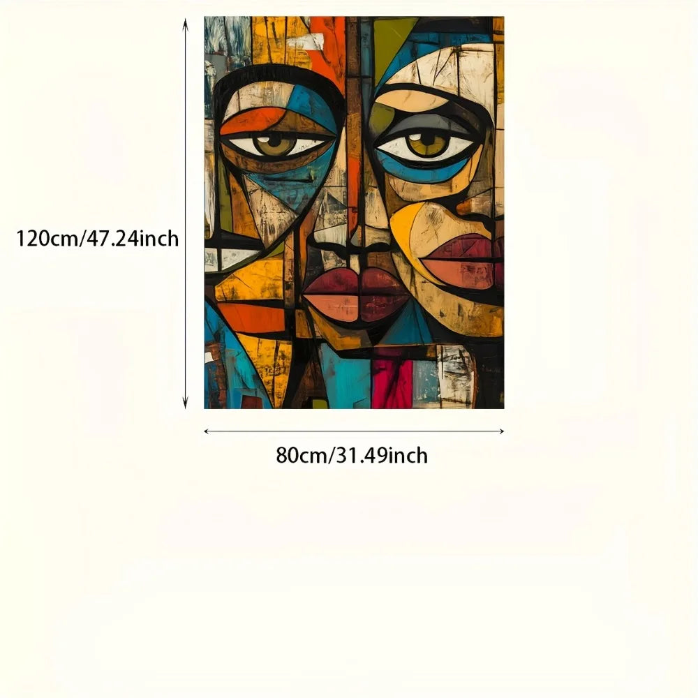 African Abstract Canvas Art Modern Wall Decor For Interiors