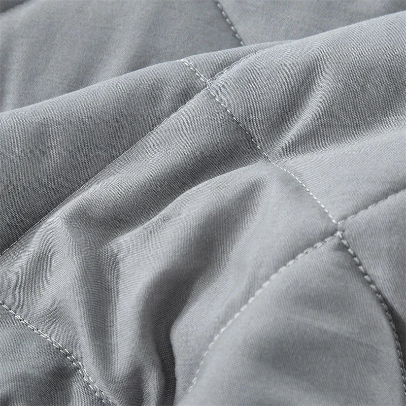 NONECN Lightweight Polyester Cotton Bedspread Coverlet Set With Pillow Shams