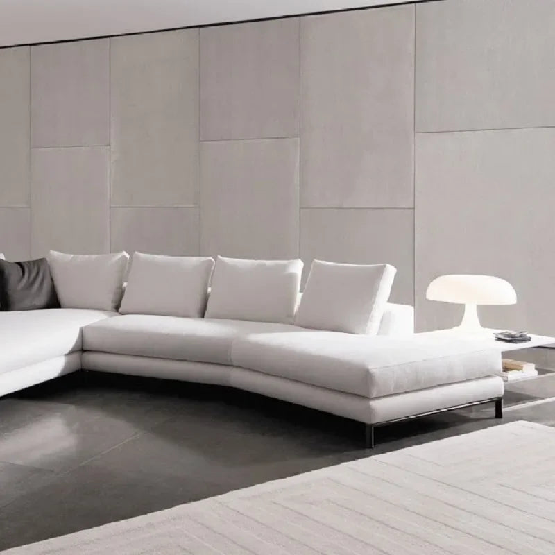 Nordic Velvet Sofa With Lazy Recliner