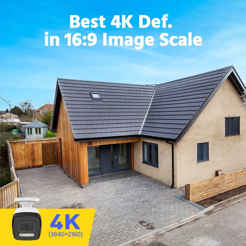 ANNKE 8MP POE Security Camera Kit Night Vision Outdoor