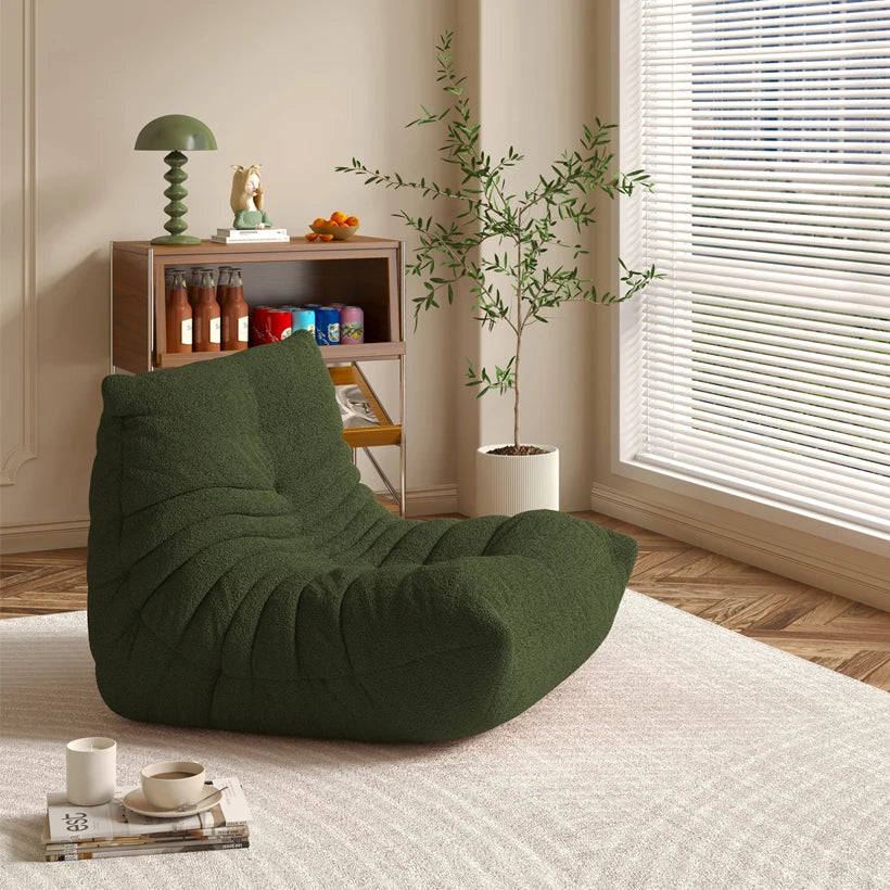 Designer Caterpillar Reclining Sofa Minimalist Living Room Lounger