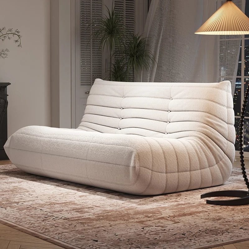 Designer Caterpillar Reclining Sofa Minimalist Living Room Lounger