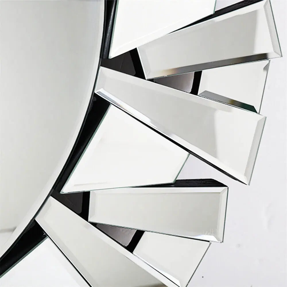 Borwart Round Wall Mirror With Beveled Frame Venetian Style