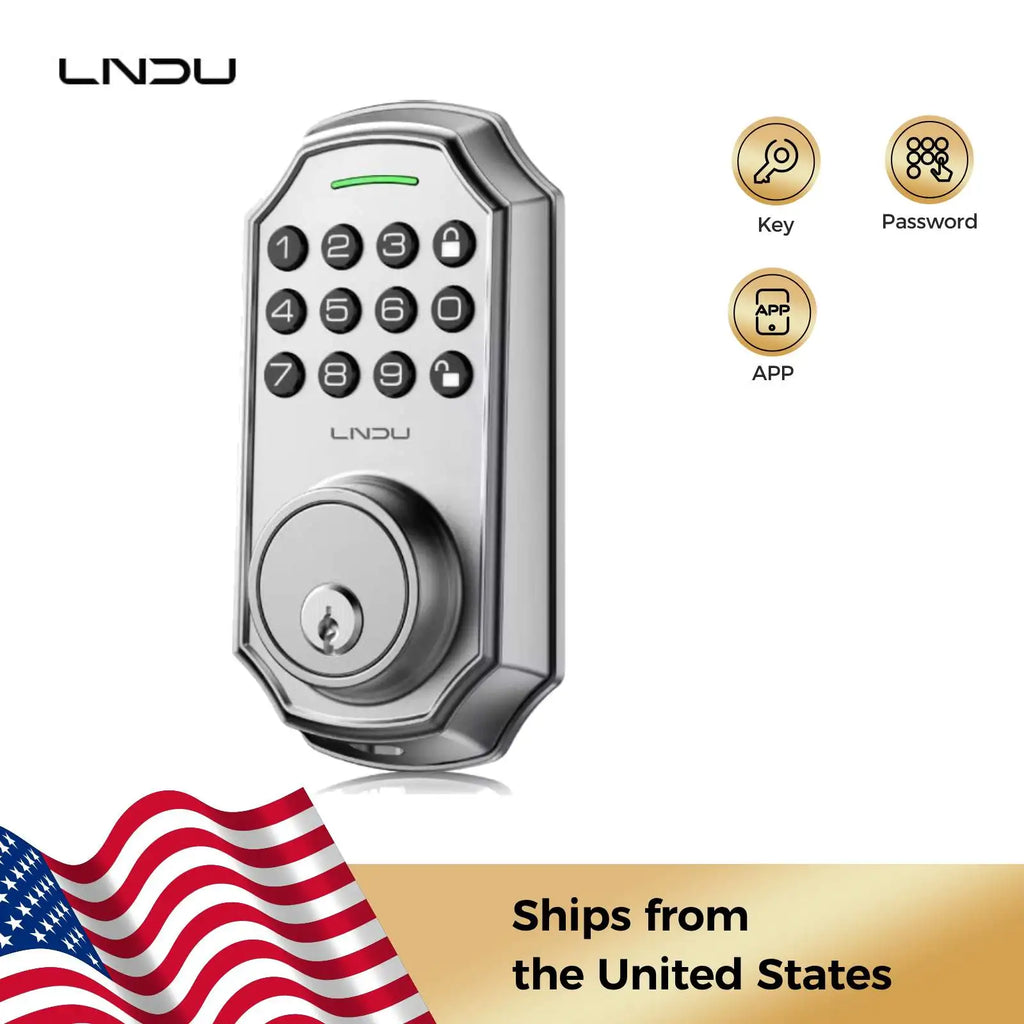 LNDU D180 Smart Lock With Electronic Keypad Deadbolt