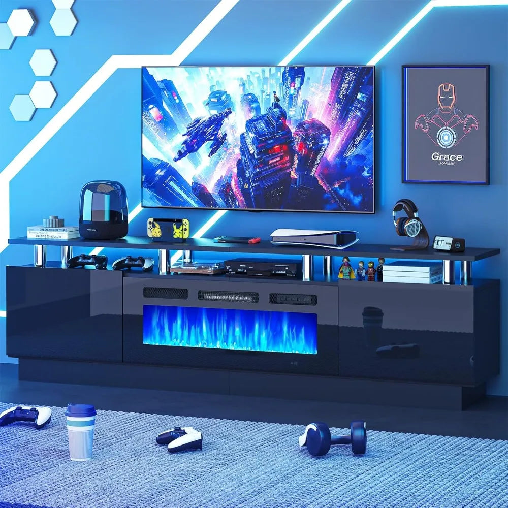 ZHUXIANG Modern TV Stand Media Console With Drawers