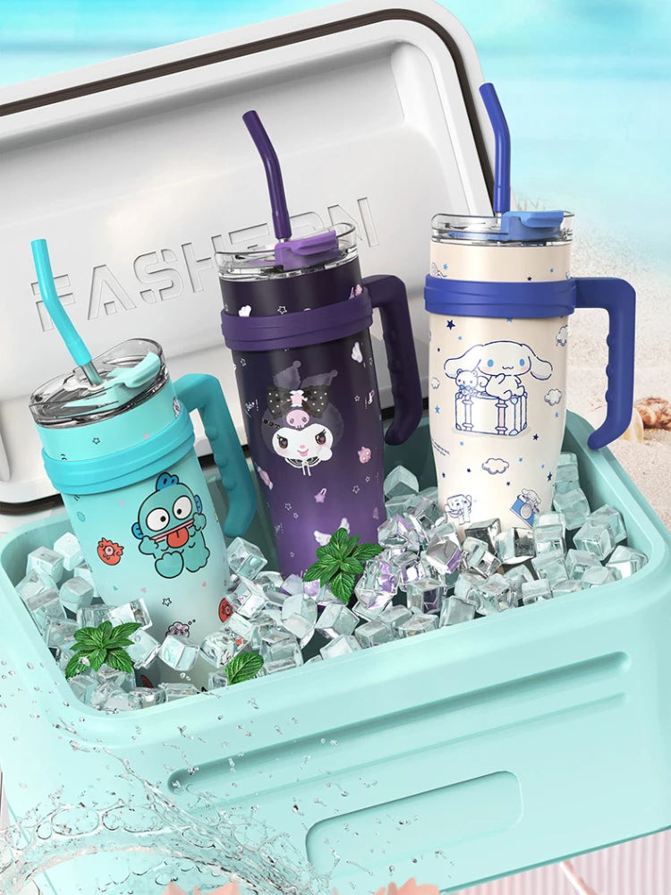 XW Sanrio Hello Kitty 1200ml Vacuum Insulated Tumbler With Straw