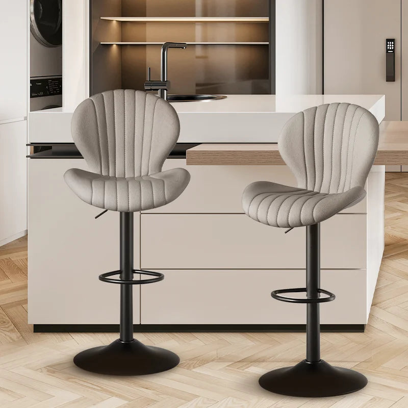 General 2 Piece Dining Chairs Set Modern Bar Stools