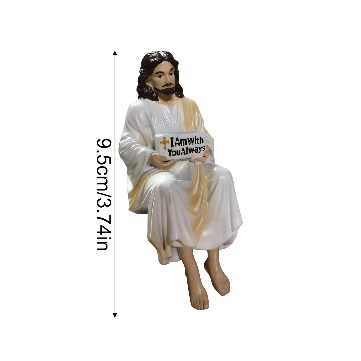 Jesus Desktop Ornament I Am With You Always